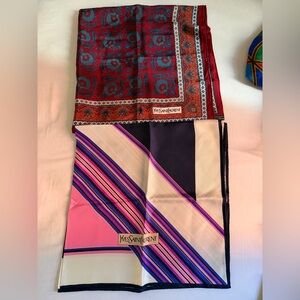 Yves Saint Laurent scarves. Winner choice